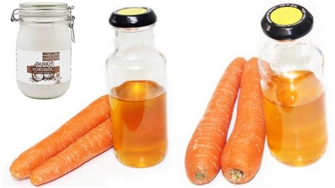 How To Make Carrot Oil With Coconut Oil For A Healthy Hair Growth And Glowing Skin First Try