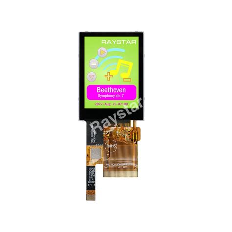 Módulo de visualización LCD TFT RFJ02000B AYW DNG1 Raystar