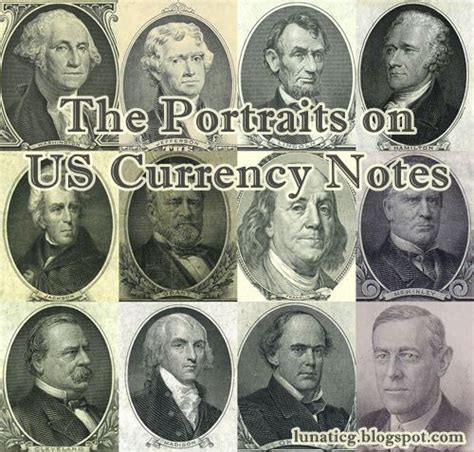 The Portraits On Us Currency Notes Lunaticg Coin