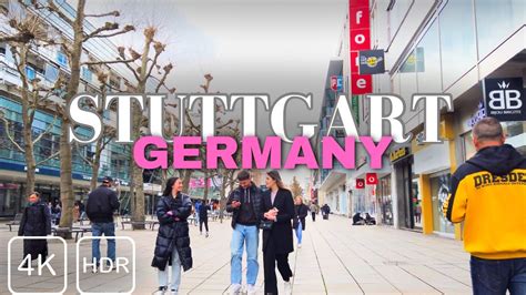 Discover Stuttgart City In 4K HDR Stuttgart Germany Walking Tour