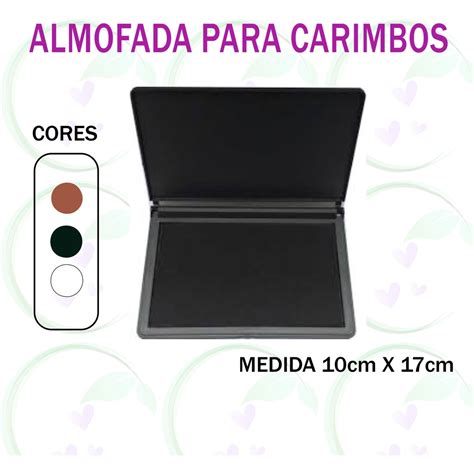 Almofada Carimbeira Grande Para Carimbos N4 Shopee Brasil