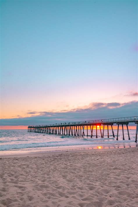 Hermosa Beach Pier California Sunset Photo Digital Download - Etsy