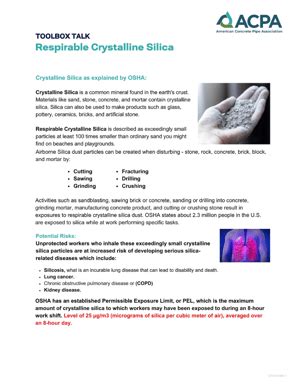 Respirable Crystalline Silica