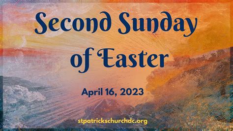 Worship For Second Sunday Of Easter April 16 2023 Youtube