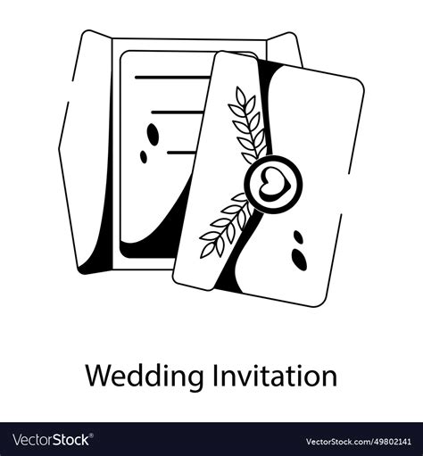 Wedding invitation Royalty Free Vector Image - VectorStock