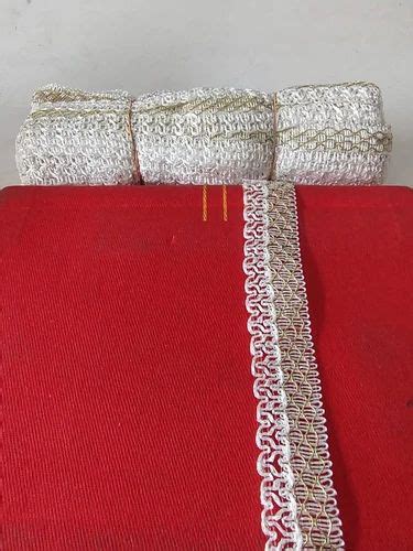 Golden Polyester Lace For Saree At Rs 1 Meter Polyester Laces In