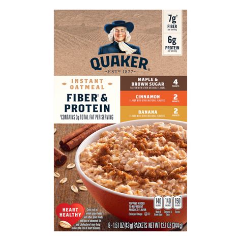 Save on Quaker Select Starts Instant Oatmeal Fiber & Protein Variety ...