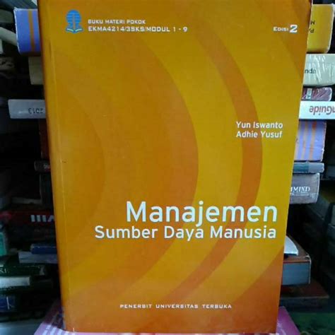 Jual Buku Manajemen Sumber Daya Manusia Ori Shopee Indonesia