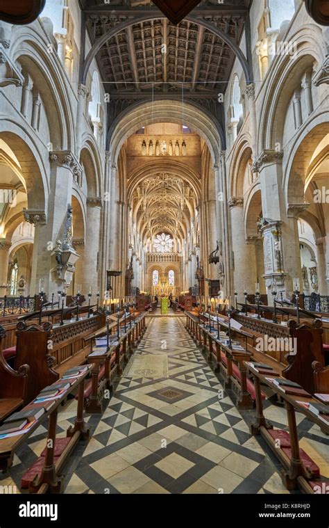 christchurch college cathedral oxford Stock Photo - Alamy