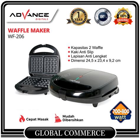 Advance Waffle Maker Wf Wf Pemanggang Waffle Lazada Indonesia