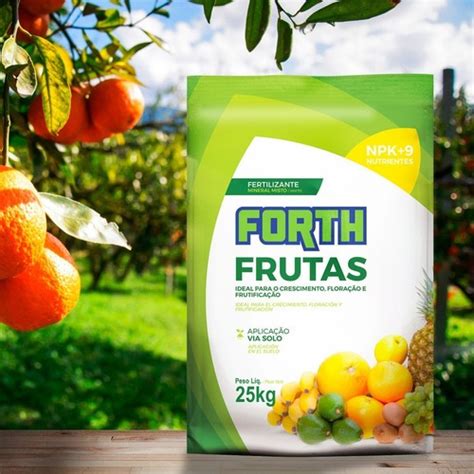 Fertilizante Adubo Forth Para Frutas 25kg Frete grátis