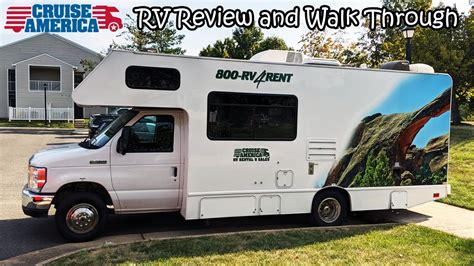 Cruise America Review And Walk Through Of 25 Standard 5 Passenger Rv