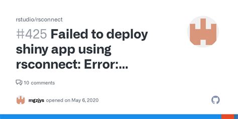 Failed To Deploy Shiny App Using Rsconnect Error Unhandled Exception