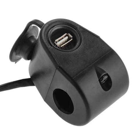 Motorcycle Scooter USB Power Supply Port Waterproof Charger Socket DC