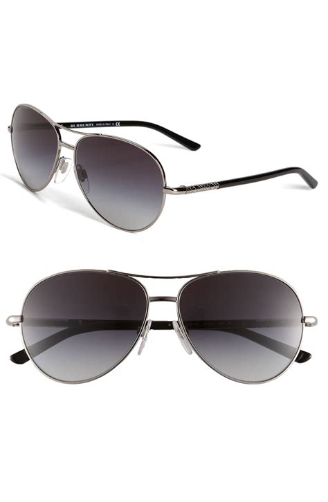 Burberry Metal Aviator Sunglasses | Nordstrom