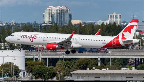 C Fjql Air Canada Rouge Airbus A Wl Photo By Adriaan Martens