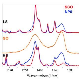 Comparison Of Hs Ls Raman Spectra Of Np Blue Line And Pristine