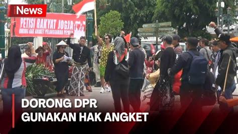 Nilai Pemilu Penuh Kecurangan Elemen Masyarakat Di Yogyakarta Demo