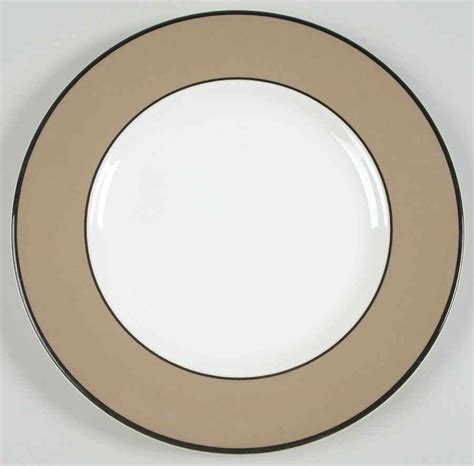 Spa Taupe Rim Salad Plate By Pagnossin Replacements Ltd