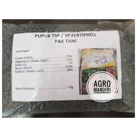 Jual Pupuk Tsp Sp Fertiphos Cap Pak Tani Repack Kg Perbaiki Hara