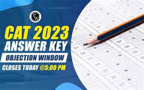 CAT 2023 Answer Key Objection Window Closes Today At 5 PM