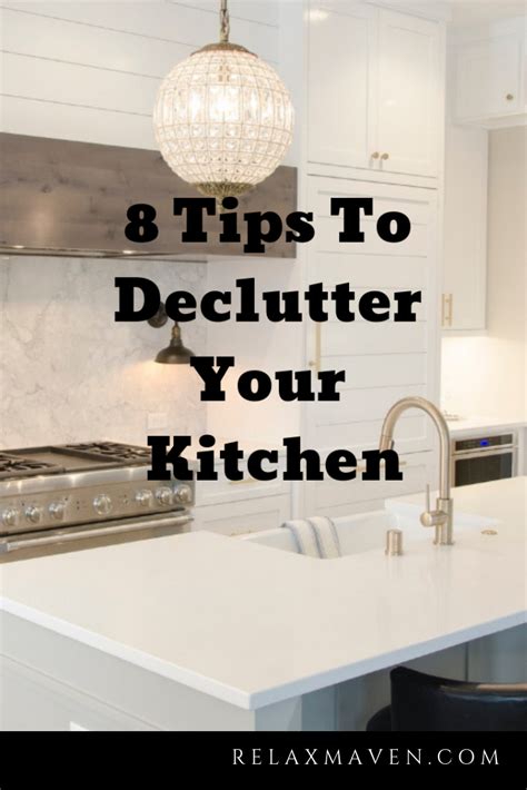 Tips To Declutter Your Kitchen Kitchen Organization Diy Kitchen