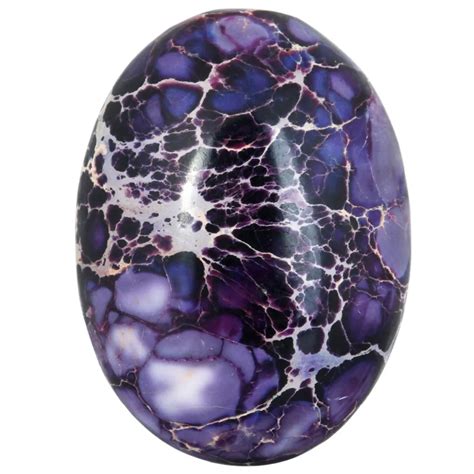 Tumbeelluwa Lot Pc X Mm Purple Sea Sediment Jasper Oval Cab