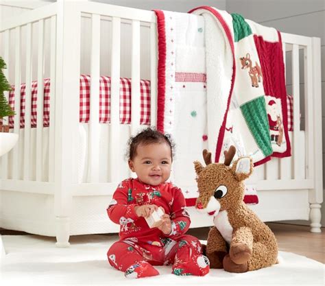 Rudolph® Baby Quilt | Pottery Barn Kids