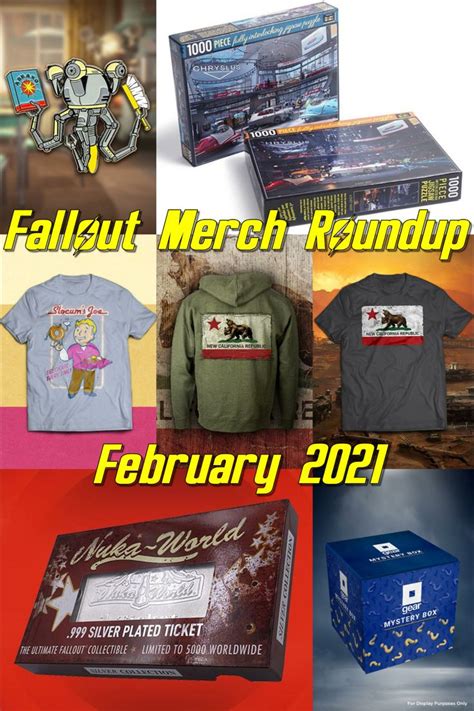 Fallout Merch Roundup - February 2021 | Fallout merch, Fallout, Merch