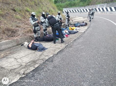 Armed Confrontation Cjng And Cds Jiquipilas Chiapas Mexico