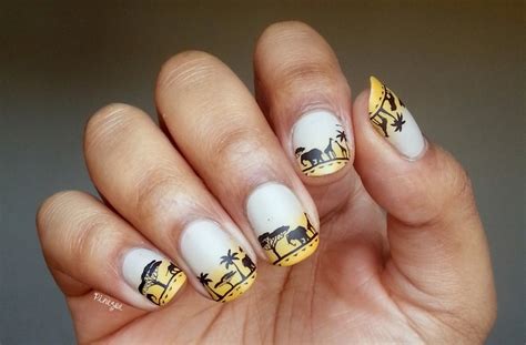 African Nails nail art by Pinezoe - Nailpolis: Museum of Nail Art