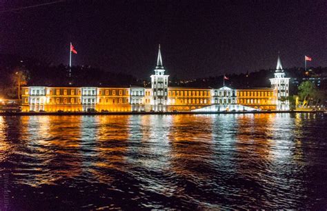 Beautiful Istanbul Turkey At Night By Boat And Rooftop