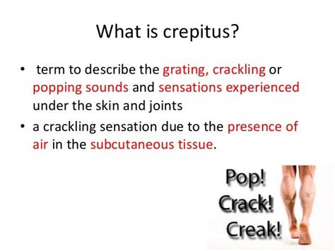 Crepitus