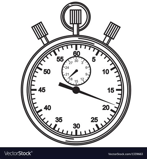 Stopwatch Royalty Free Vector Image - VectorStock