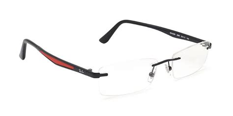 Ray Ban Clear Rimless Rectangle Eyeglasses E12c4026 ₹5138