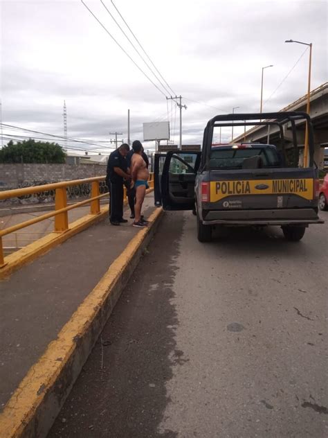 Drogado Y Encuerado Es Detenido Por Alterar El Orden P Blico