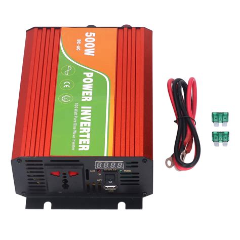 500w Pure Sine Wave Inverter High Frequency Solar Inverter Power Converter Output 220v Dc 24v