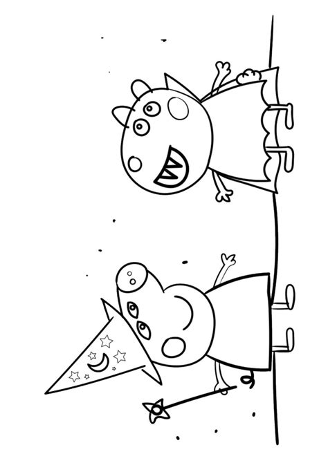 Disegni Di Peppa Pig Da Colorare Pianetabambini It