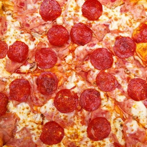 Premium Photo Pepperoni Pizza Close Up