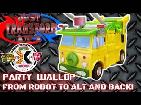 JUST TRANSFORM IT Transformers Ninja Turtles Party Wallop YouTube