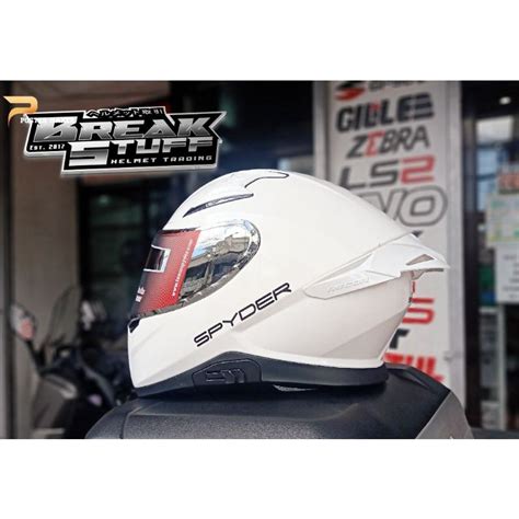 Spyder Helmet Pearl White Atelier Yuwa Ciao Jp