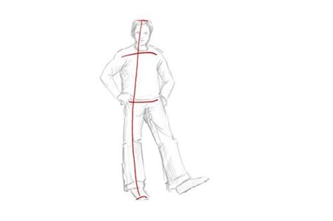 How To Draw A Person Standing Up Step By Step