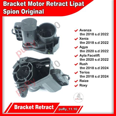 Jual Bracket Dudukan Motor Retrack Lipat Spion Avanza Xenia Rush Terios