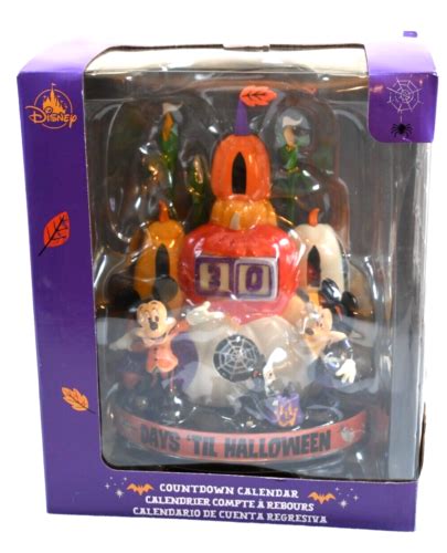 Disney Mickey Minnie Mouse Days Til Halloween Countdown Calendar Ebay