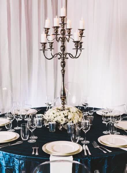 Nine Arm Candelabra Silver Cmw X Cmh D Plus D Events