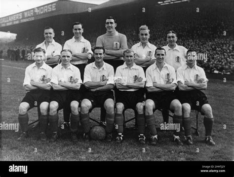 Middlesbrough Legends George Hardwick And Wilf Mannion Line Up With The