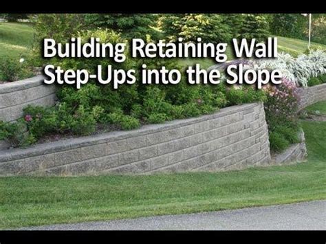 How To Build A Retaining Wall On A Sloped Hill