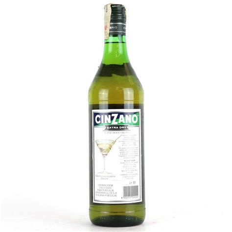 Cinzano Extra Dry Vermouth 1 Litre Circa 1980s Wine Auctioneer