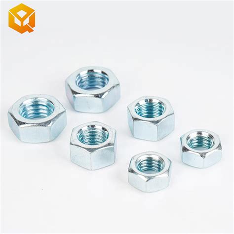 Hot Galvanizing Black Carbon Steel Zp Hex Nut M4 M100 China