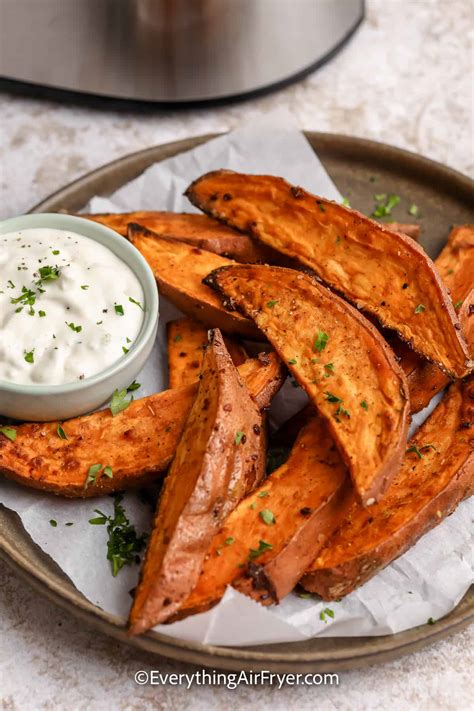 Air Fryer Sweet Potato Wedges Crispy Everything Air Fryer And More